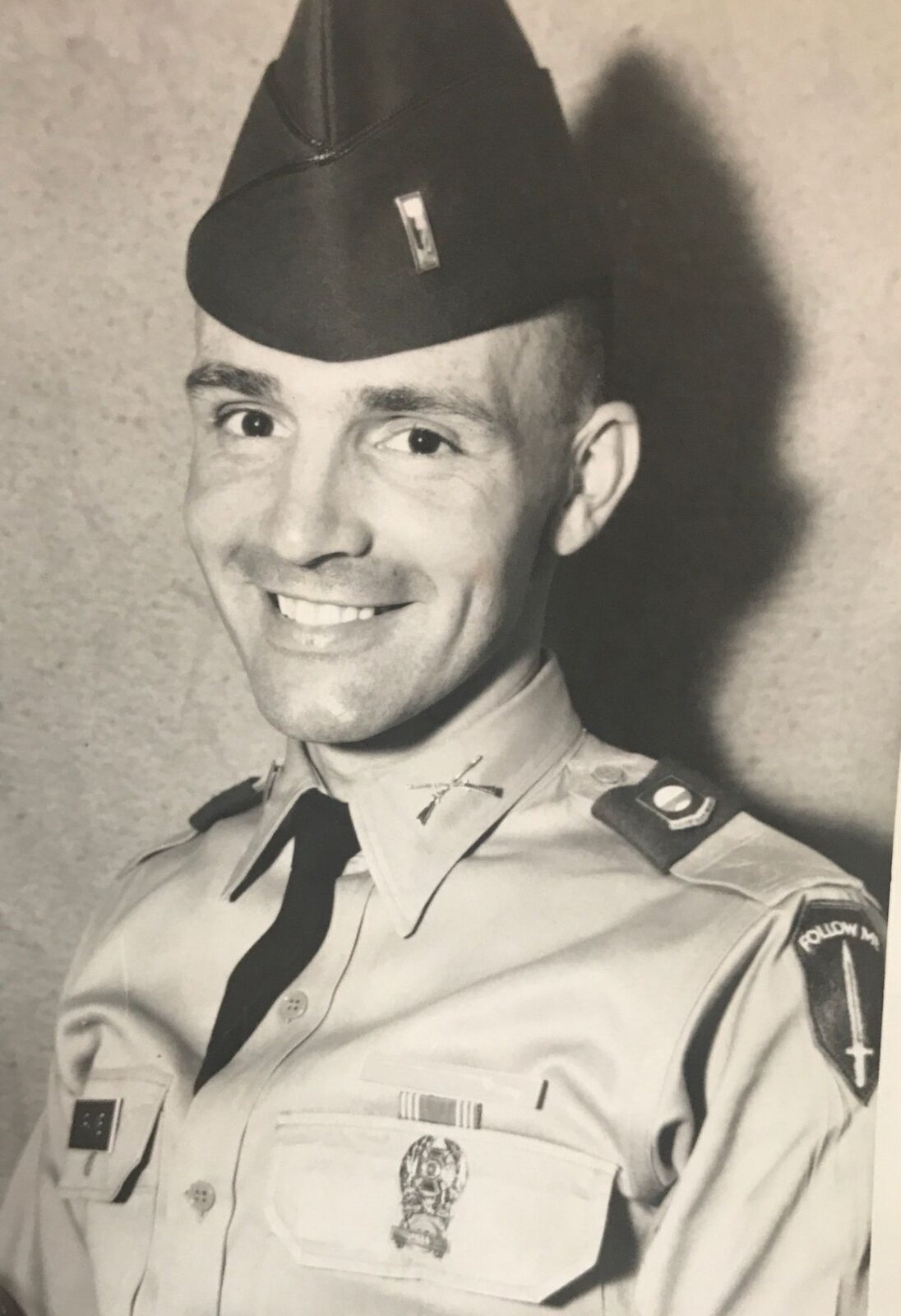 Second Lieutenant Herman H. “Chuck” Payne in his U.S. Army uniform
