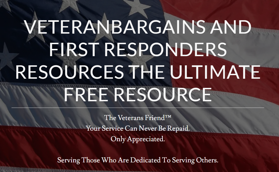 VeteranBargains and FirstResponderResources logo